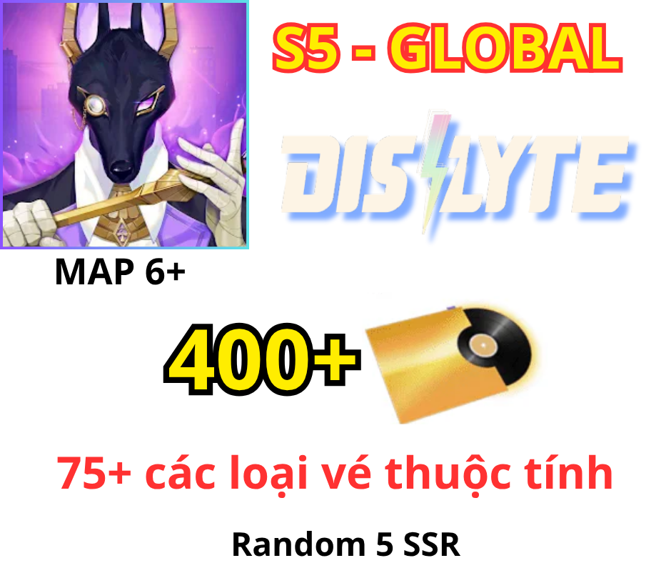 S5 - Dislyte 400 + Đĩa Nhạc Vàng